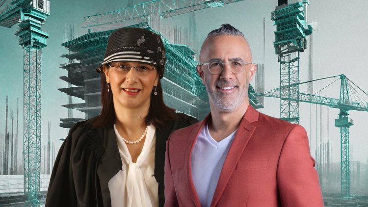 עו"ד דן הלפרט והשופטת עפרה אטיאס (רז רוגובסקי, אתר הרשות השופטת) 