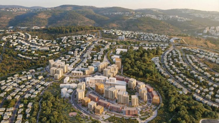 הדמיה של התוכנית בקריית טבעון (מזור - פירשט אדריכלים ומתכנני ערים) 