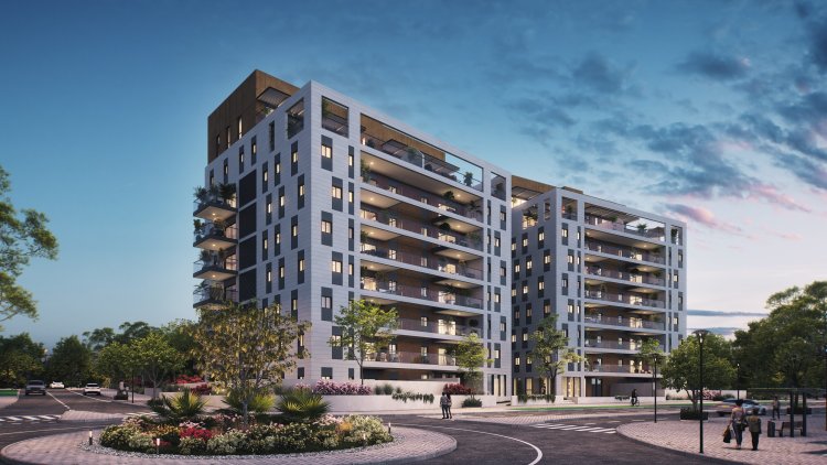 הדמיה של הפרויקט של גוהרי בנס ציונה (3dvision)