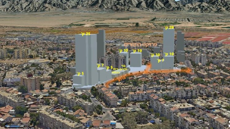 הדמיית הפרויקט (גורדון אדריכלים ומתכנני ערים)