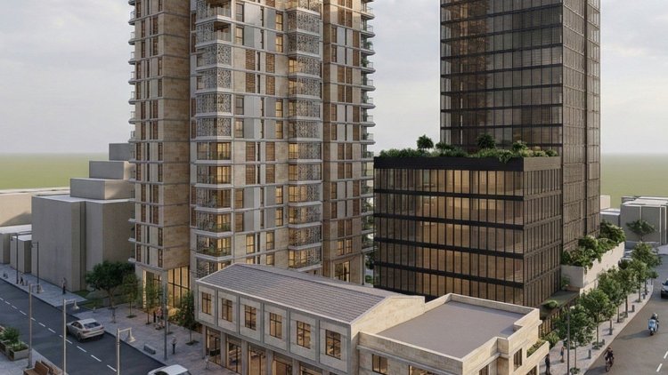 הדמיית מתחם חצר שפירא (CityBee אדריכלים) 