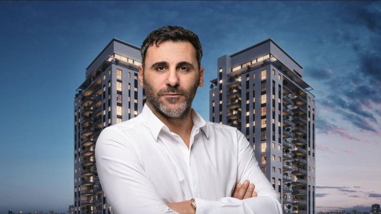 דודו אפריאט על רקע הפרויקט באשקלון ( גוהרי נדל"ן)