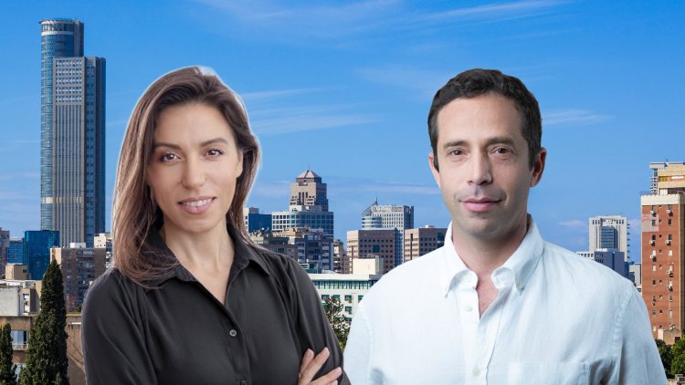 ראם רצון, מנכ"ל אב-גד, ורונית אשד לוי, מנכ"לית אפריקה התחדשות עירונית (באדיבות אב-גד, ענבל מרמרי, שאטרסטוק)