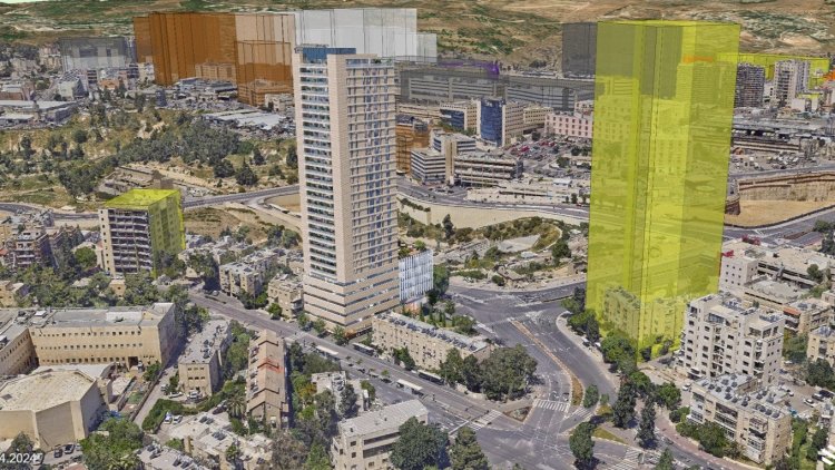 הדמיה של התוכנית במתחם החלוץ (ניר פלש)