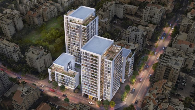 הדמיה של הפרויקט במרכז כפר סבא ( איוולב)