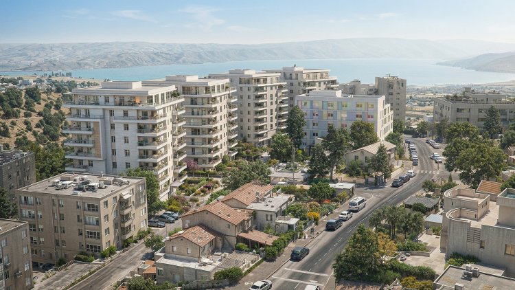 הדמיה של התוכנית בצפת (גורדון אדריכלים ומתכנני ערים)