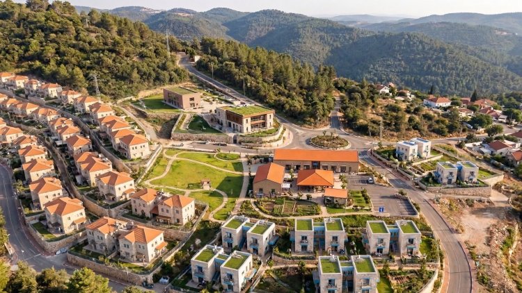 הדמיה של התוכנית בעצמון שבגליל (מיטל טורקו יעד אדריכלים ומתכנני ערים נוף בע"מ)