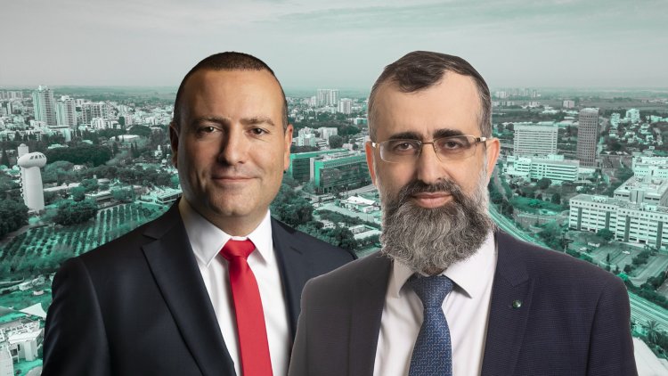 יו"ר מטה התכנון הלאומי נתן אלנתן וראש העיר רחובות מתן דיל (רז רוגובסקי, שרון גבאי, ויקימדיה, שאטרסטוק) 