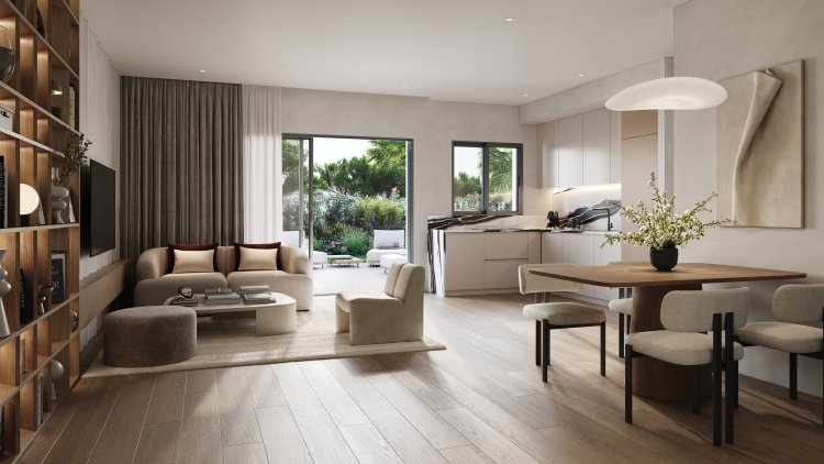 הדמיה של דירה בפרויקט (חברת ארז-תירוש)