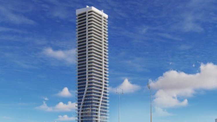 הדמיה של המגדל ברמת גן (כנף-פרנס אדריכלים)