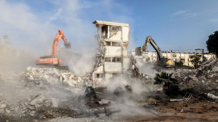 הריסת מבנים במסגרת פינוי בינוי (ארכיון, ינאי אלפסי)