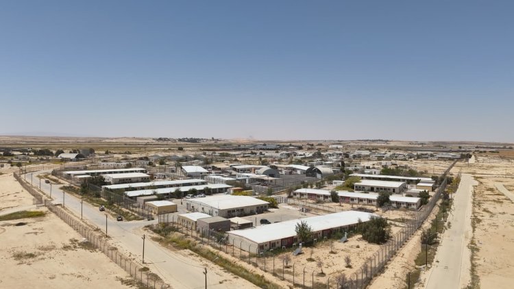 מתקן "חולות" הנטוש כיום (מועצה אזורית רמת נגב)