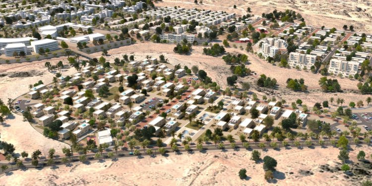מצפה רמון הדמית שכונת - מעוף באדיבות משרד ארמון אדריכלים