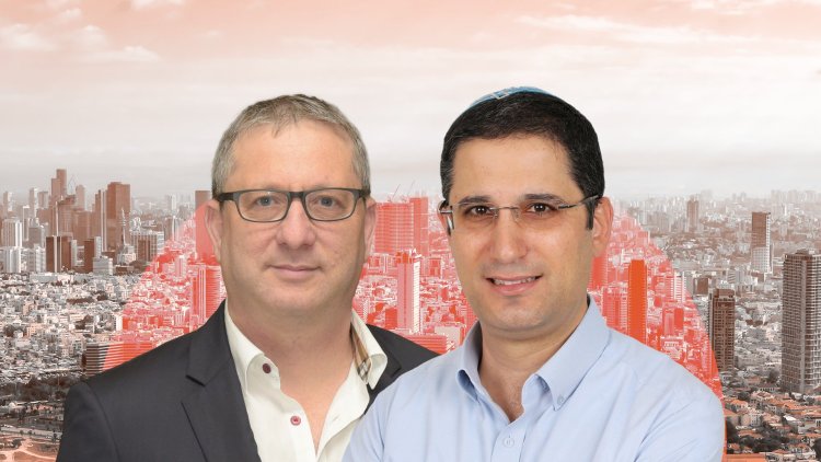 דרור פלדמן (משמאל) ומחליפו אבי בדלוב (יחצ מזרחי טפחות)