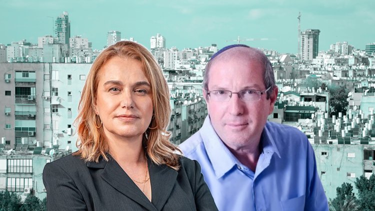 יו"ר הוועדה המחוזית ת"א עודד פלוס ואורלי שטרן (נבו 12, חברת נתיבי איילון, Tanya Keisha / Shutterstock)