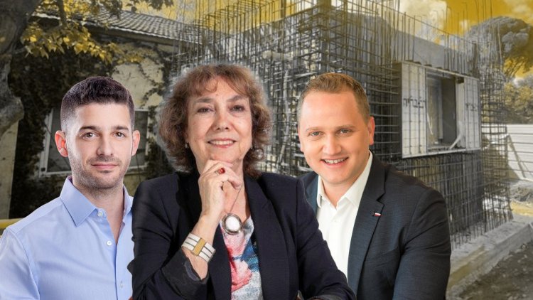 עופר אנגל, ד"ר רינה דגני ותומר רייפמן (מיכל קושרוב, עפרה וקנין, ענבל מרמרי, אגף דוברות וקשרי ציבור במשרד הביטחון)