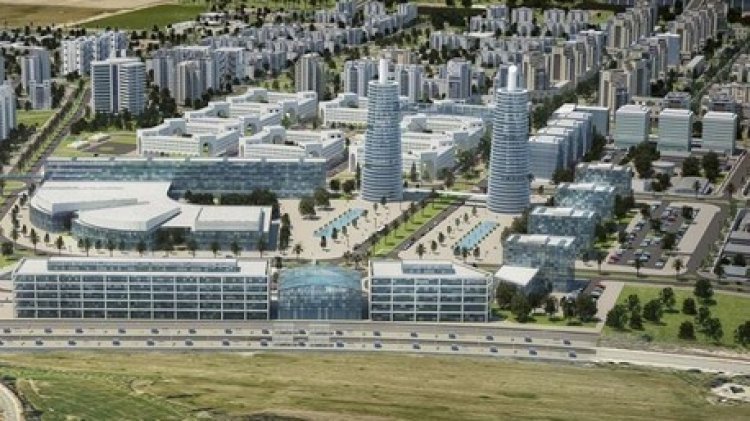 הדמיית שכונת עיר היין באשקלון (ארמון אדריכלים)