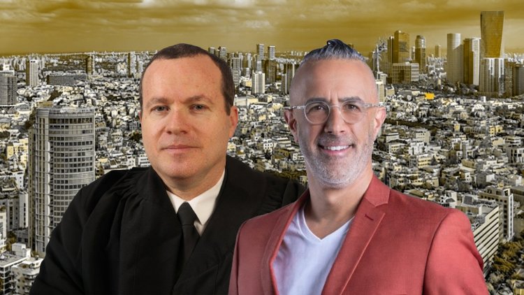 עו"ד דן הלפרט והשופט עדי הדר (רז רוגובסקי, אתר הרשות השופטת, שאטרסטוק) 