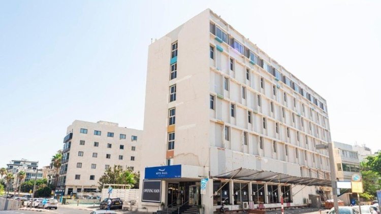 מבנה מלון "באזל" ברח' הירקון (באדיבות "בית חדש")