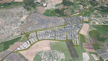 הוותמ"ל אישרה להפקדה: 11 אלף דירות ברובע חדש ממזרח לכרמי גת הוותמ"ל אישרה להפקדה: 11 אלף דירות ברובע חדש ממזרח לכרמי גת