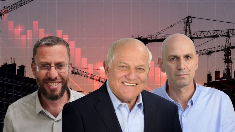 מנכ"ל קבוצת יסודות עו"ד אייל בלכר כהן, שר הבינוי והשיכון חיים כץ ומנכ"ל רמ"י יהודה אליהו (דורון לצטר, דוברות בית הנשיא, צילום עצמי)