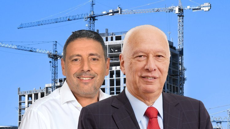 מנכ"ל ג'י סיטי חיים כצמן ובעל השליטה בארי נדל"ן צחי אבו (נאו מדיה, יובל אליאס, מייק אדרי)