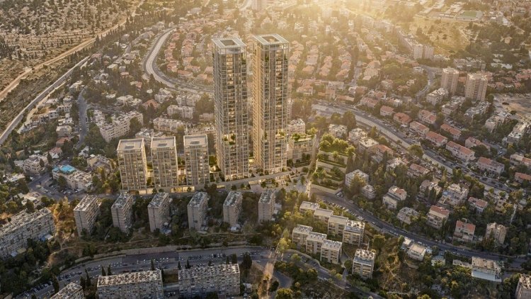 הדמיה של התוכנית בירושלים (ביטמן בן צור אדריכלים)