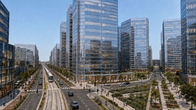 הדמיה של הפרויקט במפרץ חיפה (בר לוי אדריכלים) 