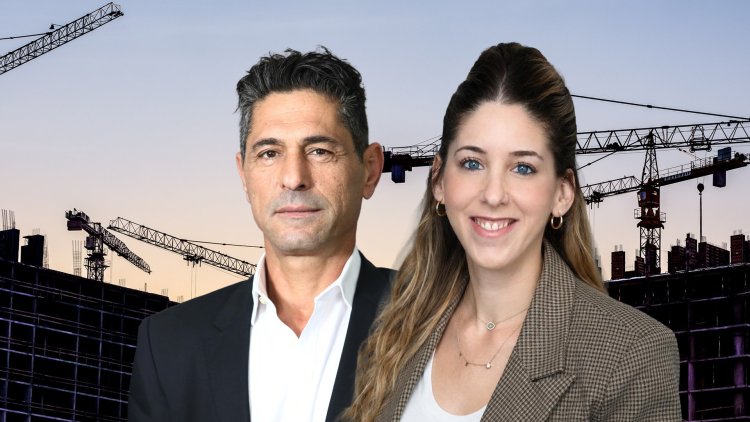 שירי קישון, מנהלת השקעות הנדל"ן הנכנסת של מנורה מבטחים, וגדי בן חיים המנהל היוצא (יעל צור) 
