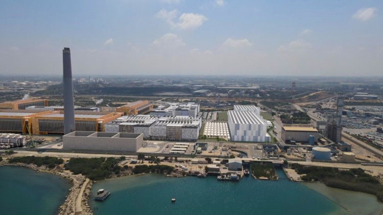 הדמיה של חוות השרתים במתחם אתר אשכול (באדיבות דליה חברות אנרגיה)