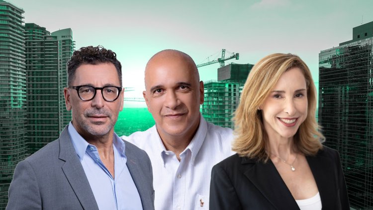 מימין: עו"ד קרן פרשקר, השמאי שמוליק כהן ועו"ד יריב בר דיין (אוהד דיין, דובי שמחי, רז רוגובסקי)
