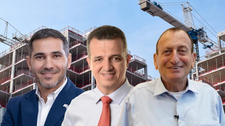 מימין: ראש עיריית ת"א-יפו רון חולדאי, ראש עיריית רמת גן כרמל שאמה וראש עיריית יבנה רועי גבאי (עיריית ת"א, דוברות עיריית ר"ג, עמית אלפונטה, ויקימדיה)