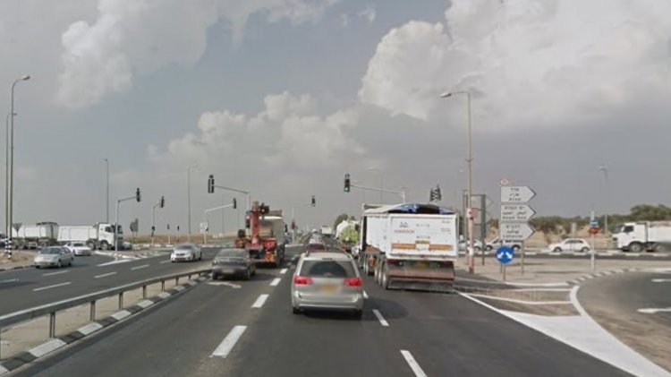 צומת להבים. מחלף פעיל עד 2030? (Google Street View)