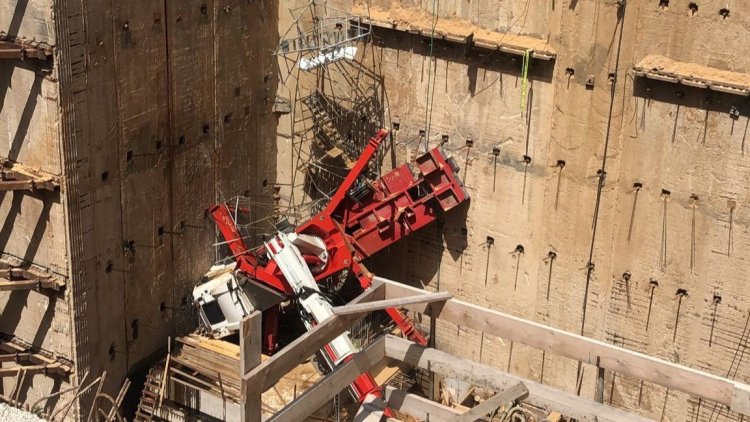זירת תאונת עבודה באתר בנייה בבת ים (דוברות מד"א)