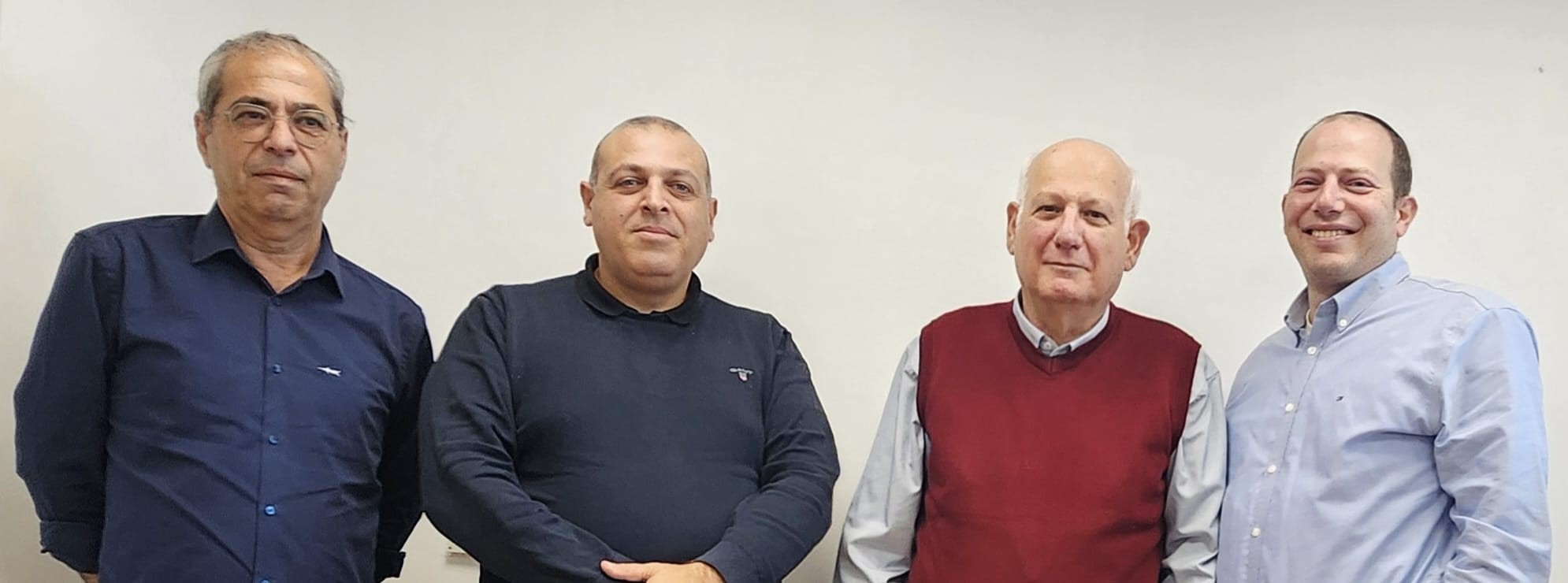חזקי גרוס, שאול רוזנברג, ירון ראובן ורוני שרוני (הלל גוטמן)