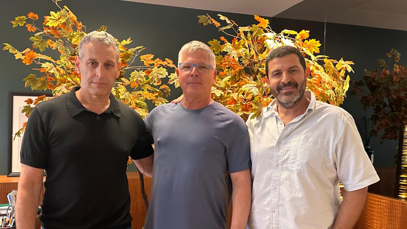 שי פולונסקי, מייסד ומנכ"ל בולווארד, נעם לניר, שי דוד, סמנכ"ל פרויקטים בקבוצת בולווארד (יח"צ בולווארד)
