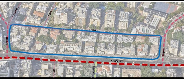 צילום אוויר של שטח המתחם (עיריית רמת גן)