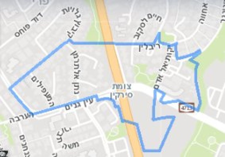 גבולות התוכנית בפ"ת (גוב-מאפ)