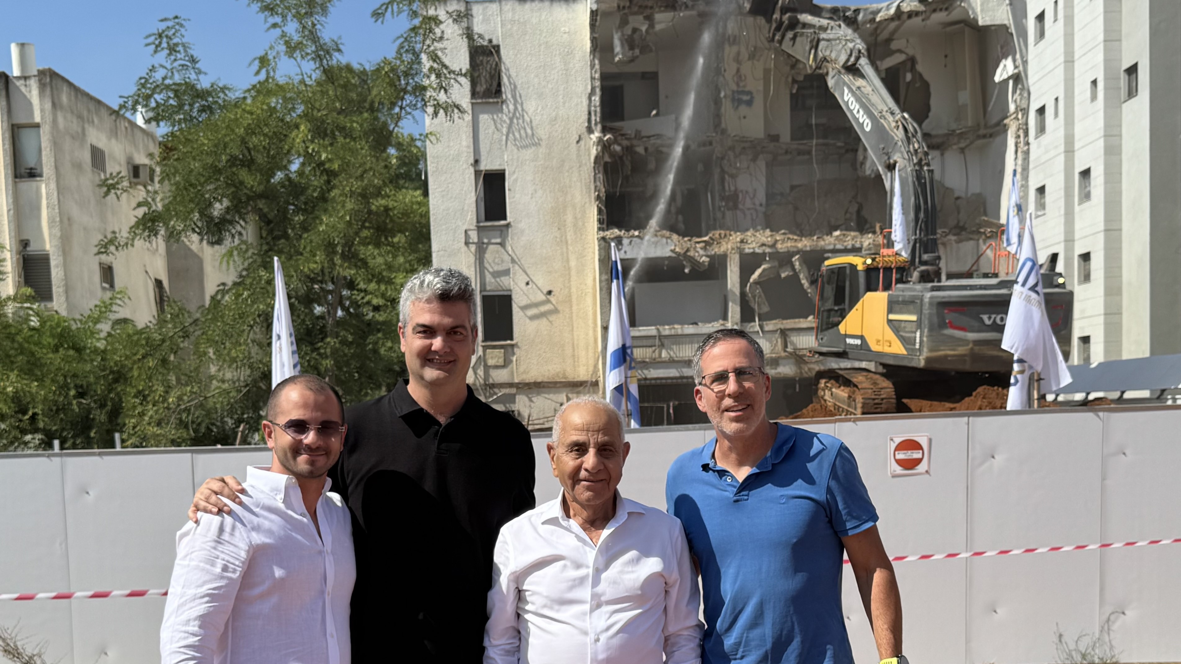 מימין: איתן ברקמן, סמי מצלאוי, גלעד אורן ואביב מצלאוי (אמבר אלון)