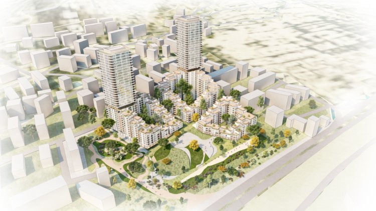 פרויקט נוה דוד בחיפה ביוזמת יוסי אברהמי ותכנון בר אוריין אדריכלים (הדמיה: בר אוריין אדריכלים)