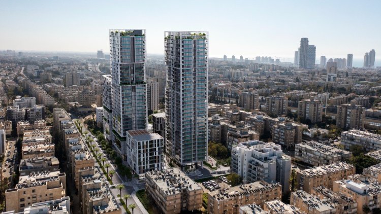 פרוייקט אילת בחולון. יזם קרדן נדלן, תכנון מילוסלבסקי (קסם הדמיות)