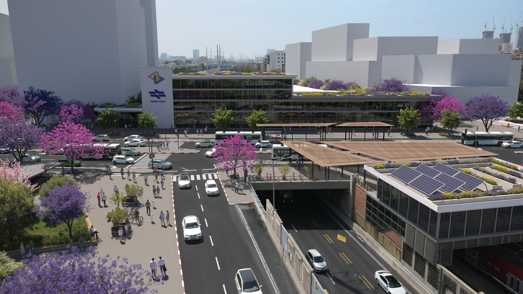 הדמיה של התוכנית בבאר יעקב (משרד פרחי צפריר אדריכלים)