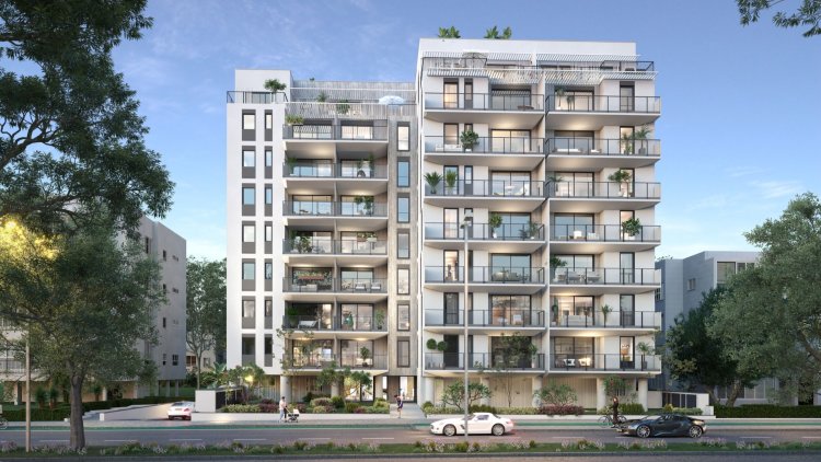 הדמיה של הפרויקט בז'בוטינסקי 135-137 (Viewpoint)