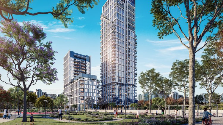 הדמיה של הפרויקט של נחמיאס בשדה דב (view point)