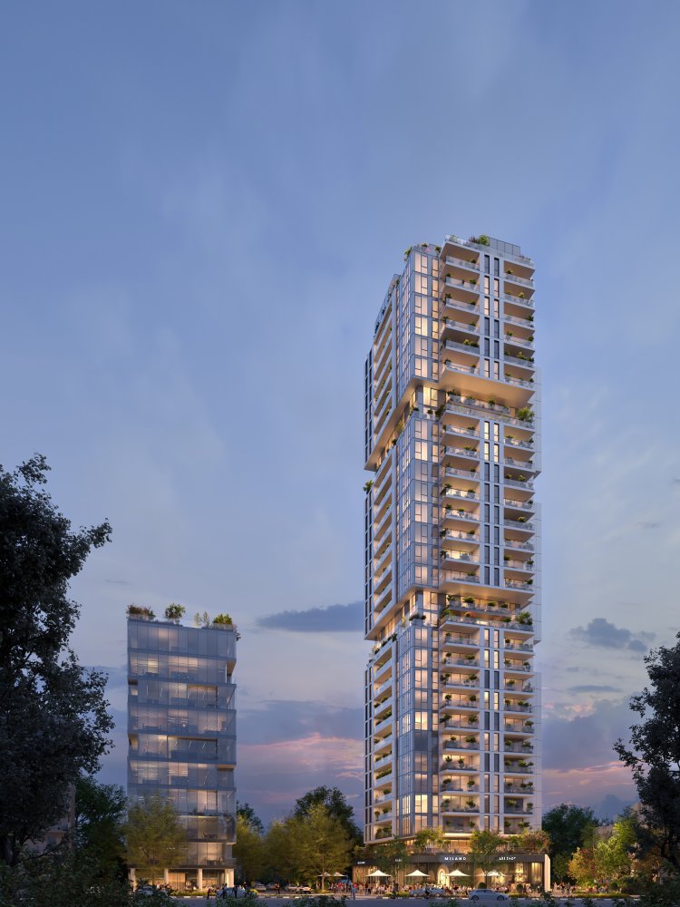 הדמיה של הפרויקט בבת ים (אלכס לובימוב)