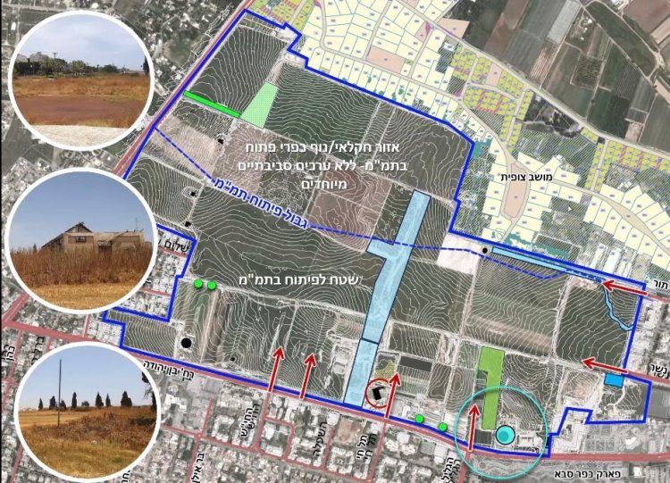 גבולות התוכנית (מתוך מסמכי התוכנית)