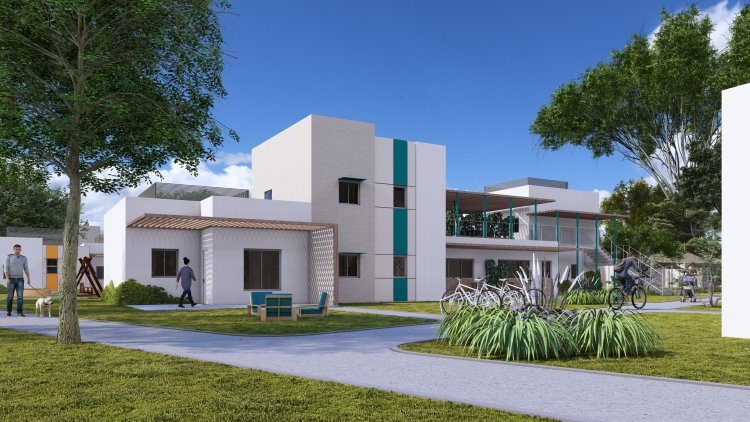 מגורי צעירים בקיבוץ נחל עוז, תכנון והדמיה: זרתא