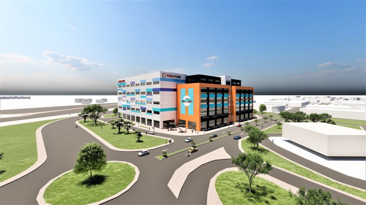 הדמיה של יוקה פארק עפולה (מייקל כספי אדריכלים) 