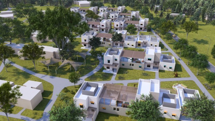 מגורי צעירים בקיבוץ נחל עוז, תכנון והדמיה: זרתא