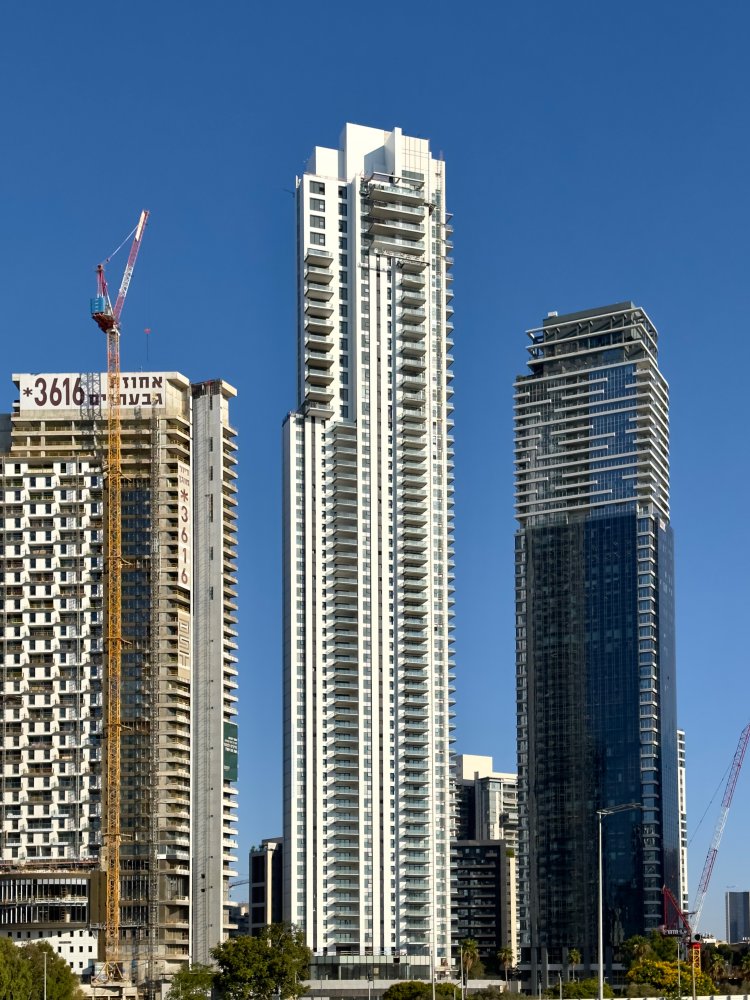 יתנשא לגובה 60 קומות. מגדל היי טאואר, תכנון: ישר אדריכלים, צילום: איתי רוקבן